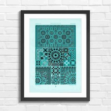 Vintage Mauresque Islamic Tile