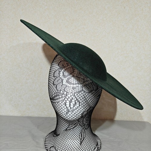 Dark green large wide - brim, diy