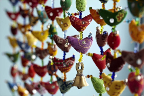 Indian bird bell parrot - bell,