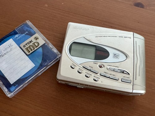 Sharp sr75 minidisc player - sharp, md-sr75