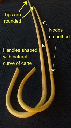 Spanking rattan cane crook - rattan,