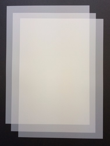 Frosted acetate sheets - 10,