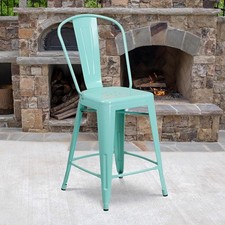 Set of 4 Mint Bar Stools
