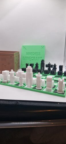 Minecraft chess set - chess, travel