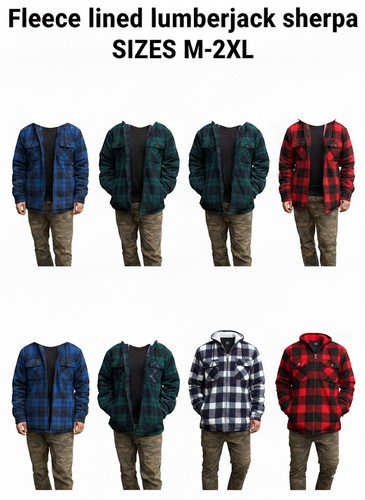 Mens sherpa fleece - mens, lined