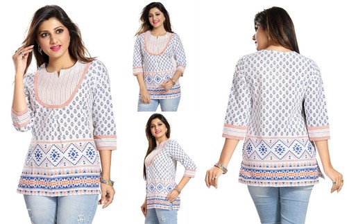 Top multicoloured fashion - top,