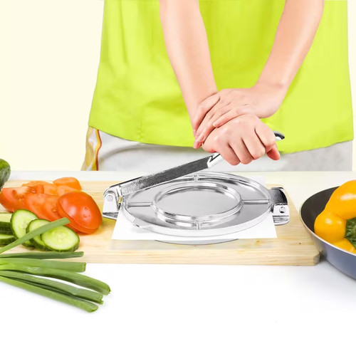 Aluminum tortilla press - 8",