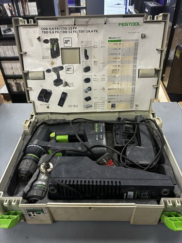 Festool cdd12fx drill x2 - festool, +
