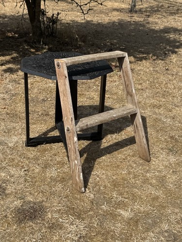 Vintage step ladder - vintage,