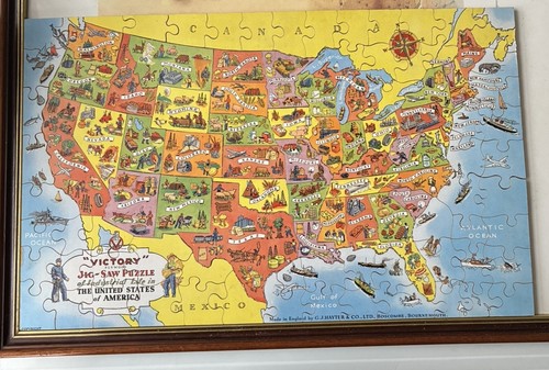 Vintage victory plywood jigsaw - victory,