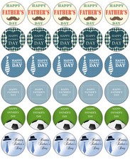 Fathers Day Cupcake Toppers