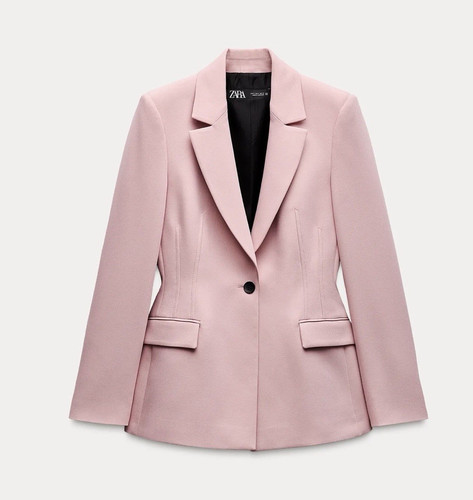 Zara womens pink - pink, collared