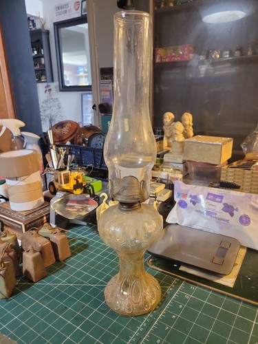 Vintage glass oil carosene - glass,