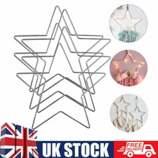 5Pcs Star Metal Craft Hoops