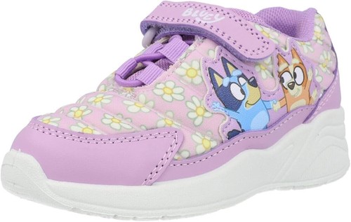 Bluey girls purple trainers - girls,