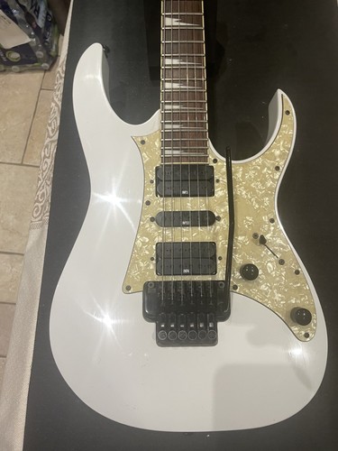Ibanez rg350dxz white electric - ibanez,