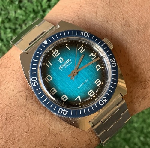 Vintage atlantic diver - vintage, diver-style