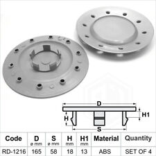4x alloy wheel centre caps center Alloy Rim cap no logo 165/58 mm 