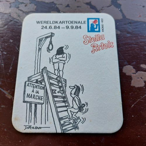 Stella artois beer mat - stella, mat.