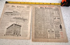 1913 & 1916 Miniature Newspapers The Courier and Argus