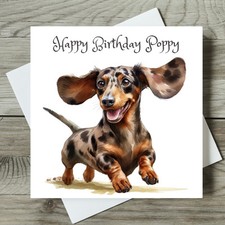 Dachshund Birthday Card
