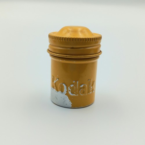 Vintage kodak yellow empty - yellow,