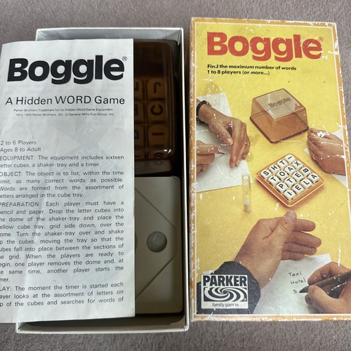 Boggle game vintage - boggle,