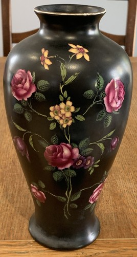 Vintage antique black floral - antique,