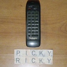 Genuine Technics EUR643900 CD Remote Control Black - Tested