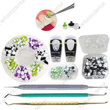 Dental Veneer Molding Tools Composite Resin Handle Spatula OptraSculpt Foam Pad