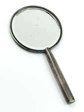 Antique Sterling Silver Face Hand Mirror Hallmarked
