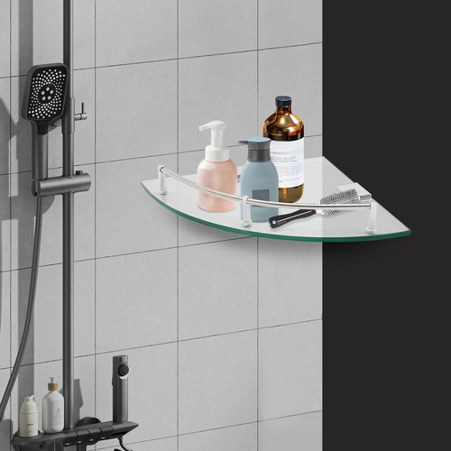 Bathroom triangular glass - bathroom,