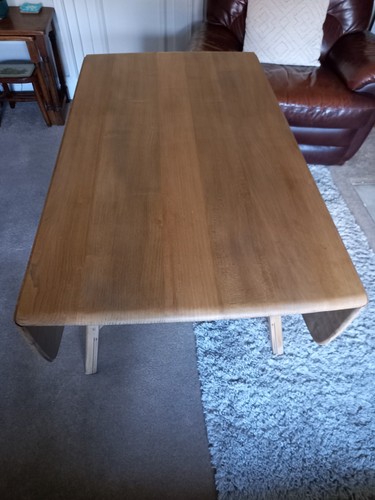 Ercol dining table drop leaf
