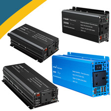 1500W 2000W 2600W DC 12V to AC 240V Pure Sine Wave Power Inverter Car Converter