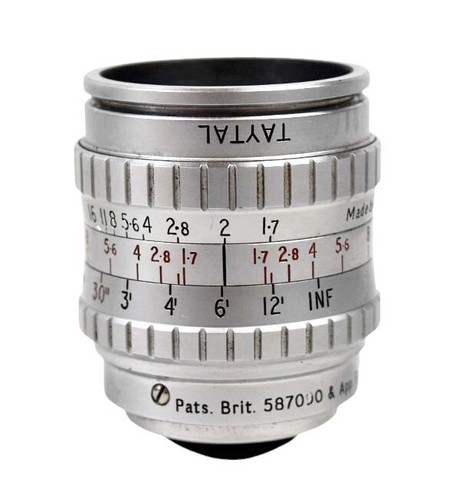 Taylor hobson f1 7 lens - taylor,