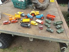 old vintage Die Cast toys Dinky Tri Ang corgi Cresent Ect job lot rare find