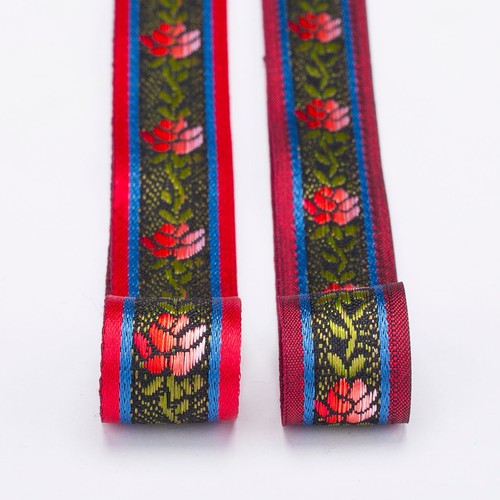 Jacquard ribbon flower pattern - jacquard,