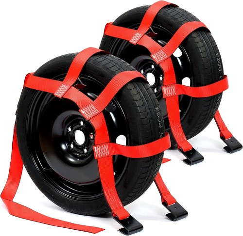 Tow dolly basket straps - , with
