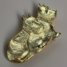 Vintage Double Scottie Dog