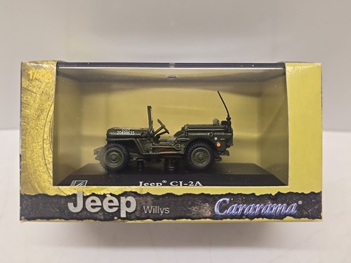 Cararama ww2 willys jeep 2a - ww2,