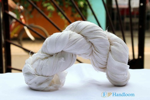 Handmade recycled sari - recycled, silk