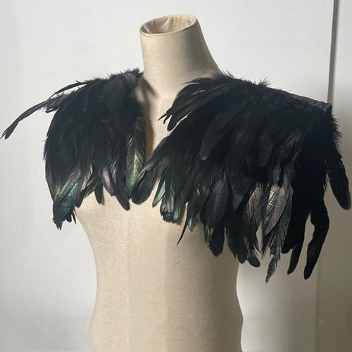 Feather shrug shawl cape - shrug,