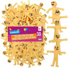 30 Yellow Stretchy Men | Party