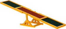 Pawhut Wooden Pet Seesaw for