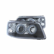 VW T5 Headlights Halo Angel Eye Ring RHD & LHD Switch Inside Projector 2003-2010