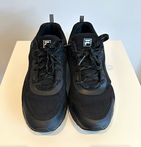 Fila black lace low - black, top