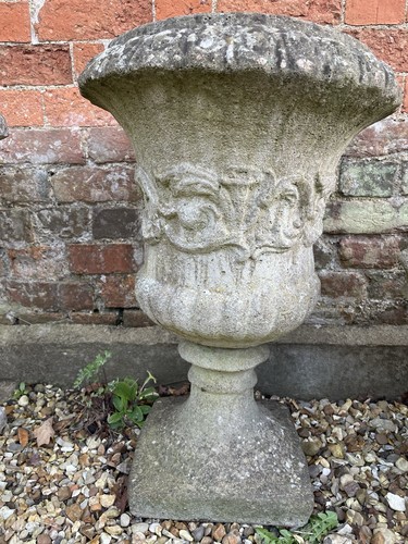 Concrete planter sculpture - concrete,