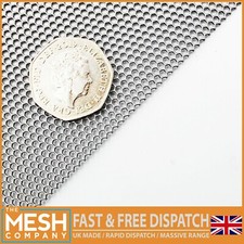 The Mesh Company 4mm Hexagonal Perforated Mesh Sheet | Mild Steel Metal Mesh