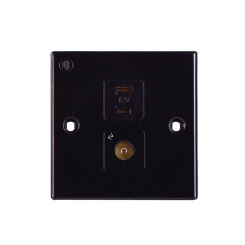 12volt socket black - tv,