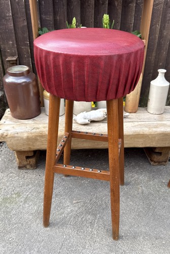 Vintage bar stool tall - stool,